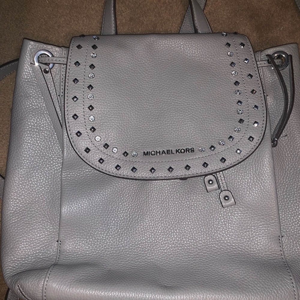 Michael Kors Junie Pebbled Leather Backpack